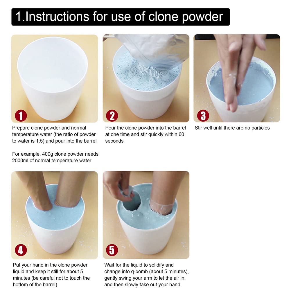 shenruifa Holding Hands Casting Kit DIY Hand Casting Kit Plaster Hand Kit Gift for Couples Wedding Anniversary Family and Kids,Unique Gift for Couples (A) shenruifa