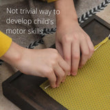 CraftersAvenue Beeswax Candle Making Kit - 16 Beeswax Sheets for Candle Making - Size 5 x 8 in - Make Your Own Rolled Candle - Candle Making Supplies - Beeswax Candle Making Set, yellow (16PBS) CraftersAvenue