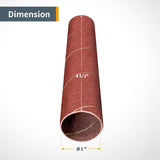 POWERTEC 11212 4.5 Inch Sanding Sleeves for Spindle Sander | 120 Grit | Aluminum Oxide Sandpaper Diameter 1 Inch – 3 Pack POWERTEC