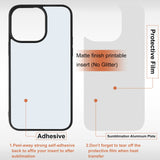 Amylove 6 Pcs Sublimation Phone Case Clear Printable Blank Phone Cases Protective DIY Phone Case Cell Phone Basic Cases Soft Anti Slip 2D Phone Case Covers for DIY (Compatible with iPhone 14 Pro Max) Amylove