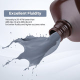 ELEGOO Upgraded ABS-Like 3D Printer Resin 3.0, 405nm UV-Curing LCD Resin High Precision Fast Curing Non-Brittle Photopolymer Resin for LCD Printing Grey 2KG ELEGOO