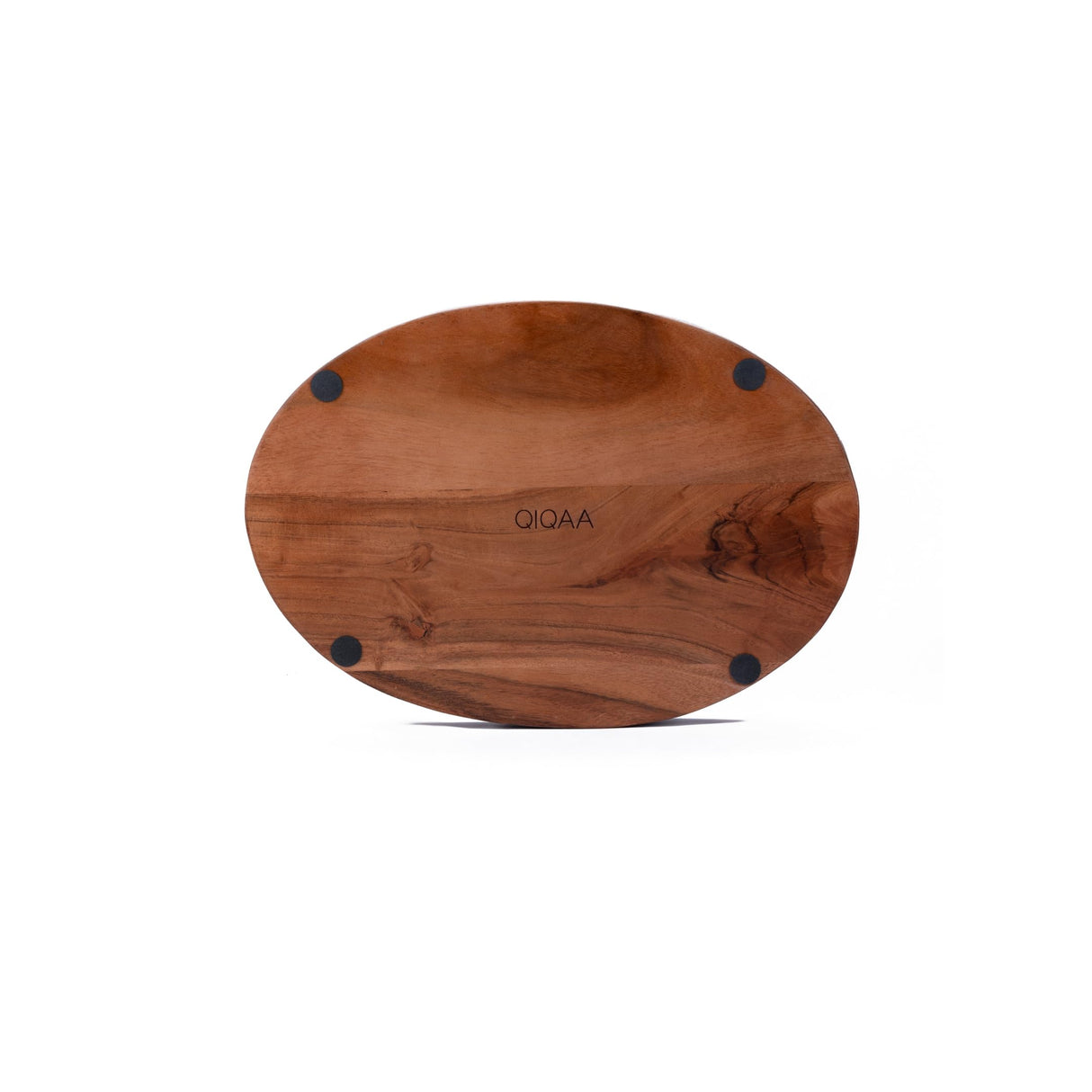 QIQAA Acacia Wood Black Etching Serengeti Tiger Tray | Bathroom Decor, Vanity Organizer, Coffee Table Decor, Jewelry Tray, 16x11x2 QIQAA