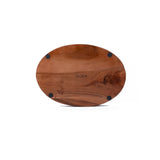 QIQAA Acacia Wood Black Etching Serengeti Tiger Tray | Bathroom Decor, Vanity Organizer, Coffee Table Decor, Jewelry Tray, 16x11x2 QIQAA