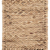 MyGift Handwoven Seagrass 3 Panel Room Divider Screen with Wood Frame, 6FT Folding Partition Room Divider, Brown 57.25''W x 70''H MyGift