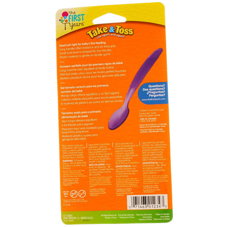 First Years Take & Toss Infant Spoons 12ct The First Years