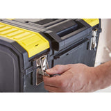 STANLEY 3 in 1 Rolling Work Centre Toolbox with Pull Handle, Detachable Toolbox with Portable Tote Tray, 1-70-326 STANLEY