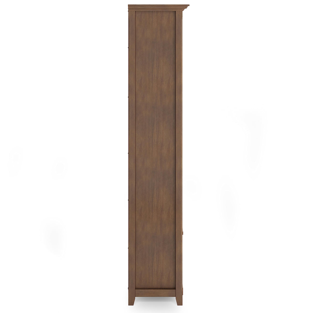 SIMPLIHOME Amherst SOLID WOOD 30 Inch Wide Transitional 5 Shelf Bookcase in Rustic Natural Aged Brown, for The Living Room, Study Room and Office SIMPLIHOME