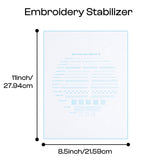 Caydo Embroidery Kit with Water Soluble Embroidery Stabilizer Including 2Pcs Embroidery Hoops, 100 Color Threads, Embroidery Fabric, and Cross Stitch Tool Embroidery Starter Kits for Adults Beginners Caydo