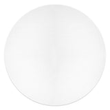 WIRESTER White Absorbent Round Fabric Felt Neoprene Sublimation Blank Car Coasters for Drinks (2.87 inches), 10 pcs Set WIRESTER