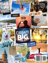 2025 Vision Board Clip Art Book: 500+ Extensive Collection of Powerful Pictures, Quotes, Words, and Affirmations to Create Dream Boards for Women & Men (2025 Vision Board Supplies) WoodArtSupply