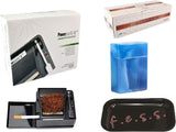 f.e.s.s. Powermatic 2 Plus Electric Cigarette Injector Machine Plus Free 1 Box of 200ct Zico Cigarette Tube and FESS 1 Pk Cigarette Case, black f.e.s.s.