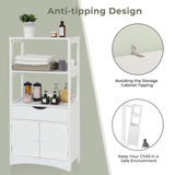 DICTAC Kitchen Pantry Storage Cabinets with Shelves,Drawer and Doors,Microwave Cart with Storage,Freestanding Floor Sideboard Cabinet with Microwave Space,Bookshelf,Display Unit for Home,White DICTAC