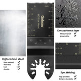 100 Pcs Universal Oscillating Tool/Saw Blades,Oscillating Multitool Blades Fit Fein Multimaster Porter Cable Bosch Ryobi Dewalt Milwaukee Rockwell Oscillating Tool Blades gulrear