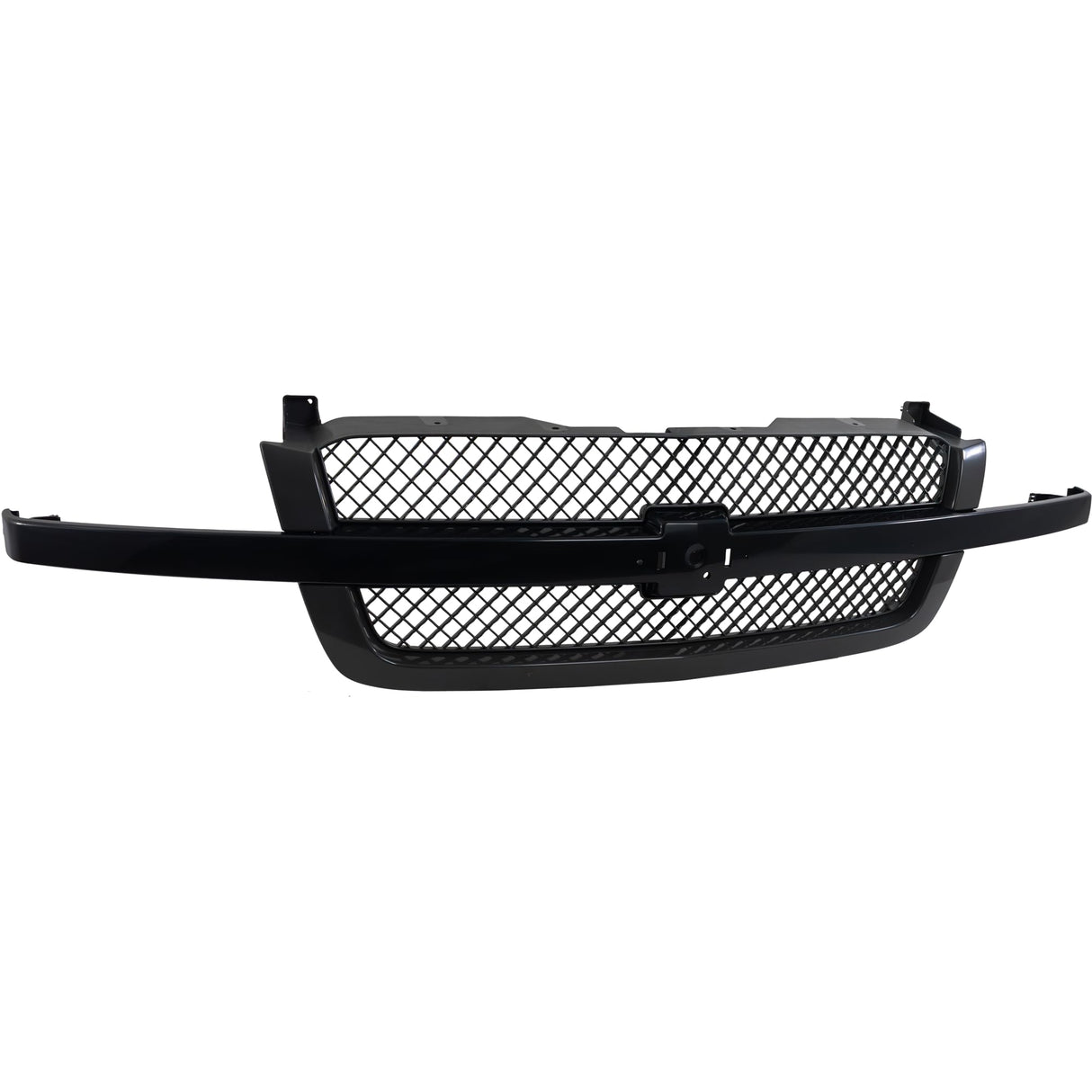 Garage-Pro Grille Assembly Compatible With 2003-2006 Chevrolet Silverado 1500, Fits 2007 Chevrolet Silverado 1500 Classic Paintable Shell with Gray Insert Plastic Garage-Pro