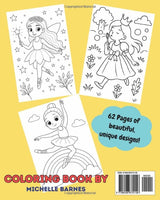 Magical Adventures with Ballerinas, Mermaids, Princesses & Fairies: A Coloring Book for Kids WoodArtSupply