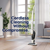 Electrolux Ergorapido Stick Vacuum Cleaner, Lightweight Cordless Vacuum with LED Nozzle Lights and Turbo Battery Power, for Carpets and Hard Floors, in Satin White Electrolux