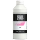 Liquitex BASICS Gesso Surface Prep Medium, 473ml (16-oz) Bottle, White Liquitex