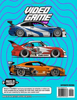 Video Game Cars Coloring Book: Fun automotive adventure with 50 coloring pages for kids & teens Ages 6-18 WoodArtSupply