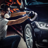 Waxer Polisher 1.1Amp, 10-Inch Dual Action Random Orbital Car Buffer Polisher Waxer, 10Ft Power Cord, Variable Speed, With Polisher Pad Bonnets and Gloves, Ideal for Car Waxing - TCP01A 1256