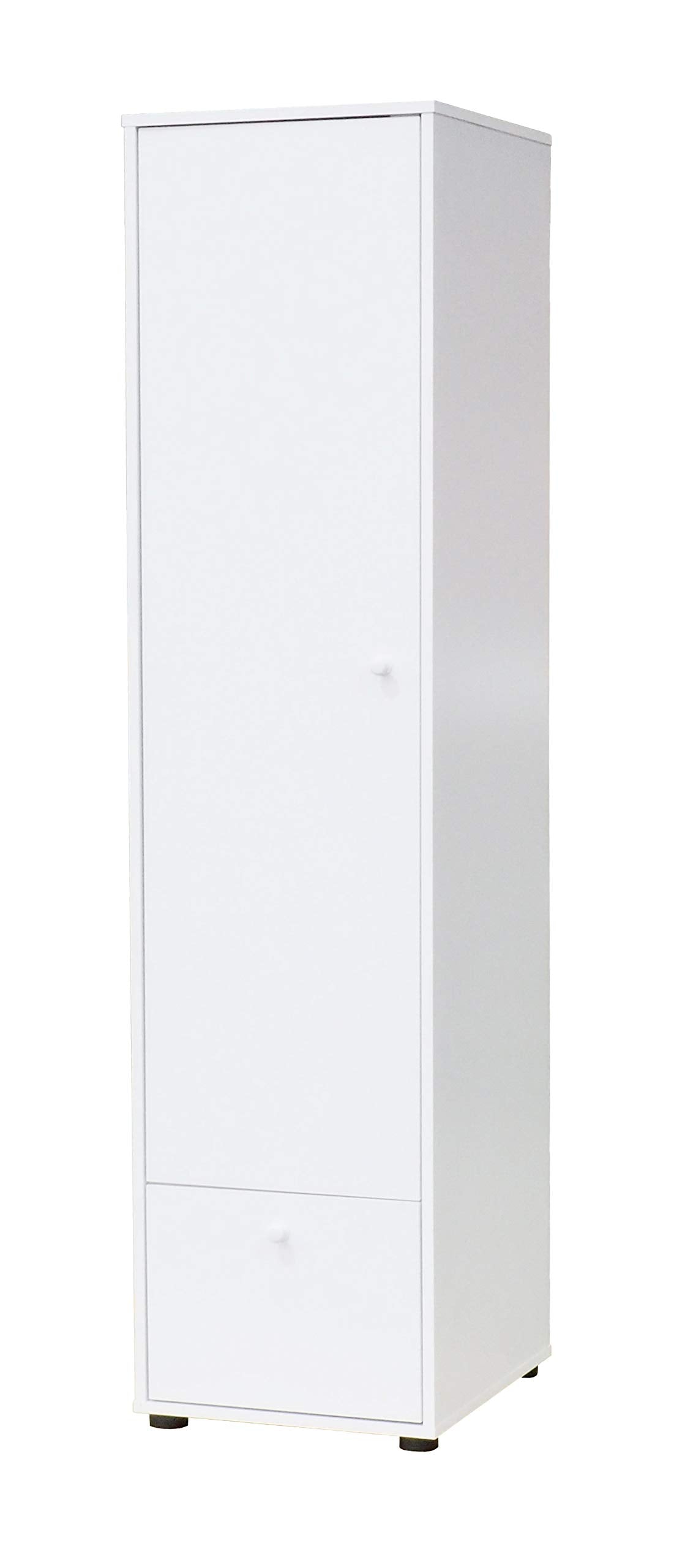 Kings Brand Furniture - Corry Wardrobe Armoire Storage Closet, White Kings Brand Furniture