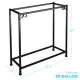 TitanEze 29 Gallon Double Aquarium Stand (2 Stands in 1), Fish Tank Stand, Bird Cage Stand, 32.5" W x 32 "H x 13" D Caitec