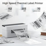 OFFNOVA Shipping Label Printer, USB 4x6 Label Printer for Shipping Packages, High Speed Thermal Printer, Supports ShipStation UPS FedEx Ebay OFFNOVA