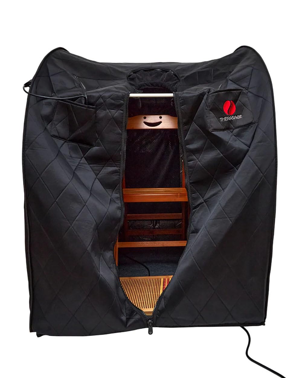 Therasage Thera360Plus Black Portable Full Spectrum Infared Sauna - WoodArtSupply