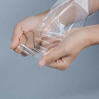 Shrink Wrap Bags,100 Pcs 7x10 Inches Clear PVC Heat Shrink Wrap for Packaging Soap,Book,Bath Bombs, Film DVD/CD, Candles,Bottles and Homemade DIY Projects