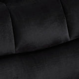 COMHOMA Recliner Chair,360° Swivel Rocker Glider Recliners with Cup Holders, Upholstered Fabric Rocking Chair for Adults,Manual Reclining Single Sofa for Living Room,Black COMHOMA