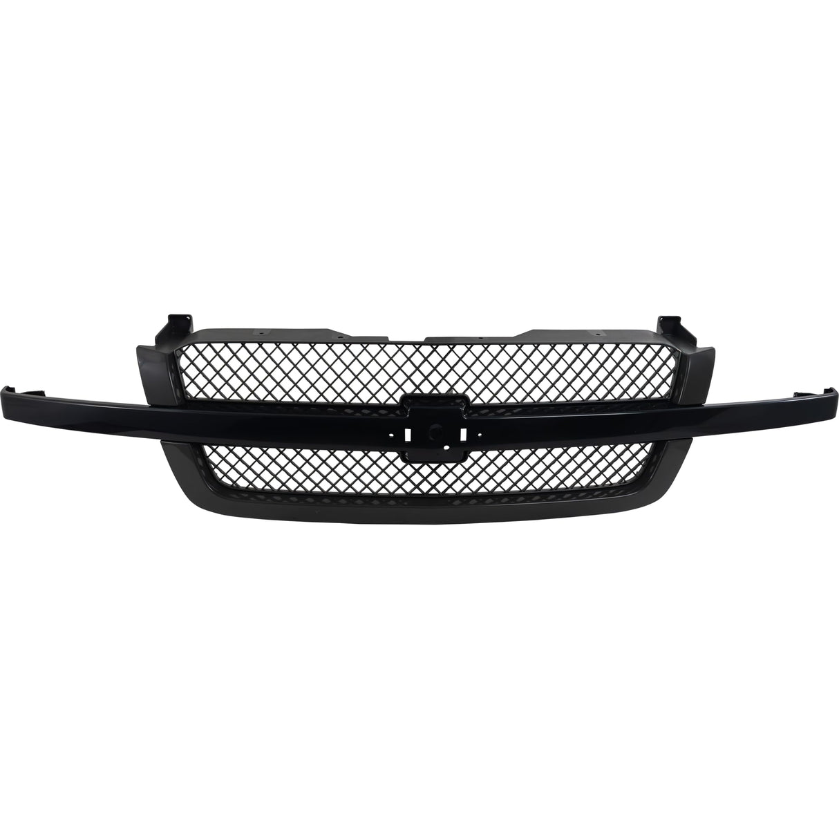 Garage-Pro Grille Assembly Compatible With 2003-2006 Chevrolet Silverado 1500, Fits 2007 Chevrolet Silverado 1500 Classic Paintable Shell with Gray Insert Plastic Garage-Pro