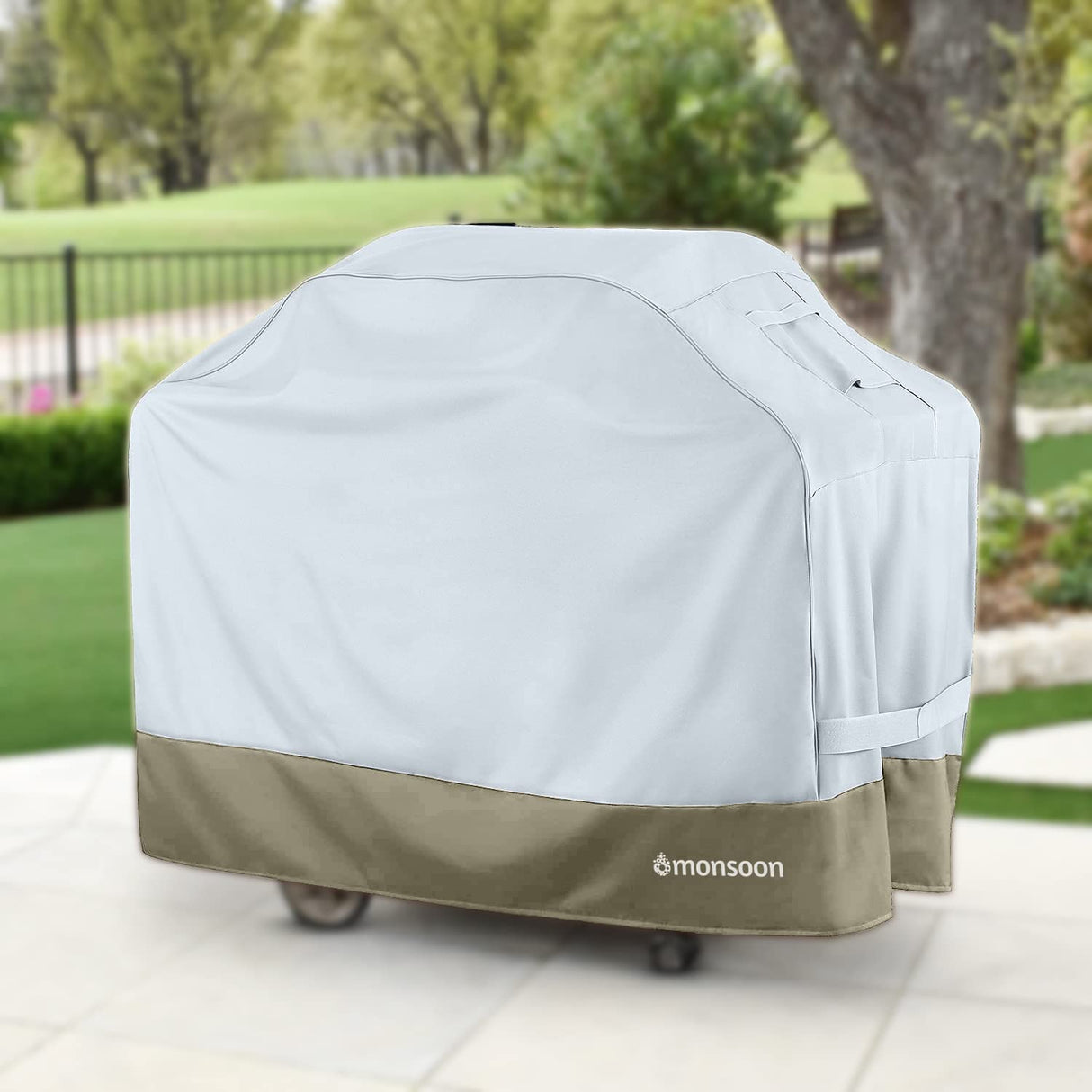 [monsoon] BBQ Grill Cover Waterproof Barbecue Grill Covers (55") Monsoon