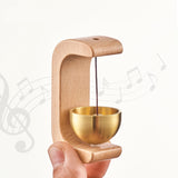 Shopkeepers Bell for Door Opening, Magnetic Shopkeepers Bell Wood Doorbell Wind Chime for Refrigerator, Room, Porch, Garden, Backyard, Restaurant,Home Garden Windchime Housewarming Gift EDINGM