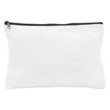 Blank Sublimation Canvas Bags, DIY Cosmetic Zipper Pouch Set (10 x 7 Inches, 15 Pieces) Bright Creations