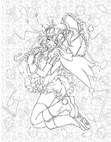 The Manga Artist's Coloring Book: Girls!: Fun Female Characters to Color Drawing with Christopher Hart