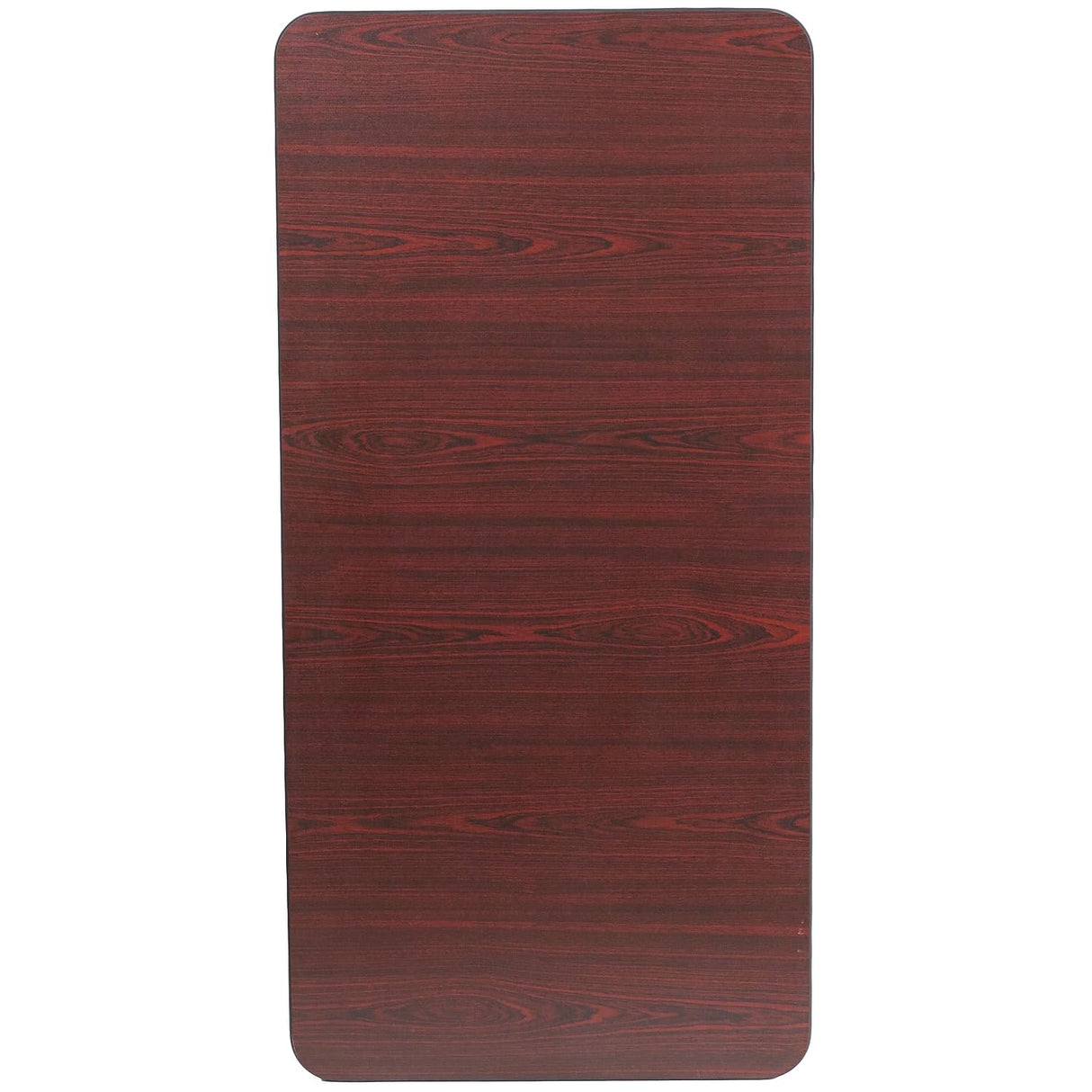 Flash Furniture Frankie 4-Foot Mahogany Melamine Laminate Folding Banquet Table Flash Furniture