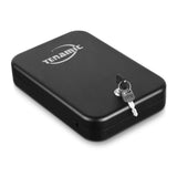 Tenamic Pistol Safe, Portable Travel Gun Safe, Solid Steel Handgun Lock Box for Home, Gun Safes for Car, Black Tenamic