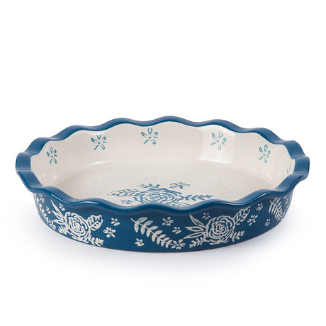 Wisenvoy Pie Pan Ceramic Pie Dish Pie Plate Deep Dish Pie Pan Non-Stick Pie Pans for Baking Pie Pans Pie Dishes Wisenvoy