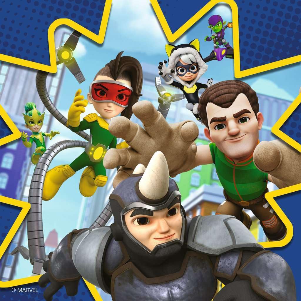 Ravensburger Marvel Spiderman Spidey & His Amazing Friends 3X 49 Piece Jigsaw Puzzles for Kids Age 5 Years Up Ravensburger