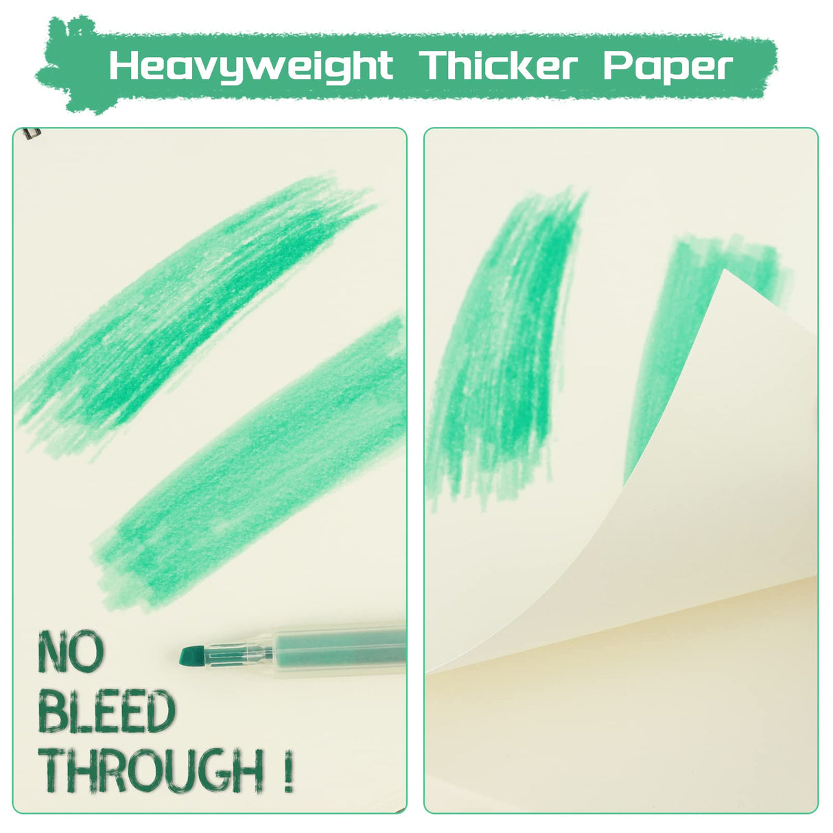 Sketch Book 5.5 X 8.5, Spiral Sketchbook Pack of 2, SuFly 200 Sheets (68 lb/100gsm) Acid Free Sketch Pads for Drawing for Adults Spiral Bound with Hard Cover for Kids & Adults, 100 Sheets Each SuFly