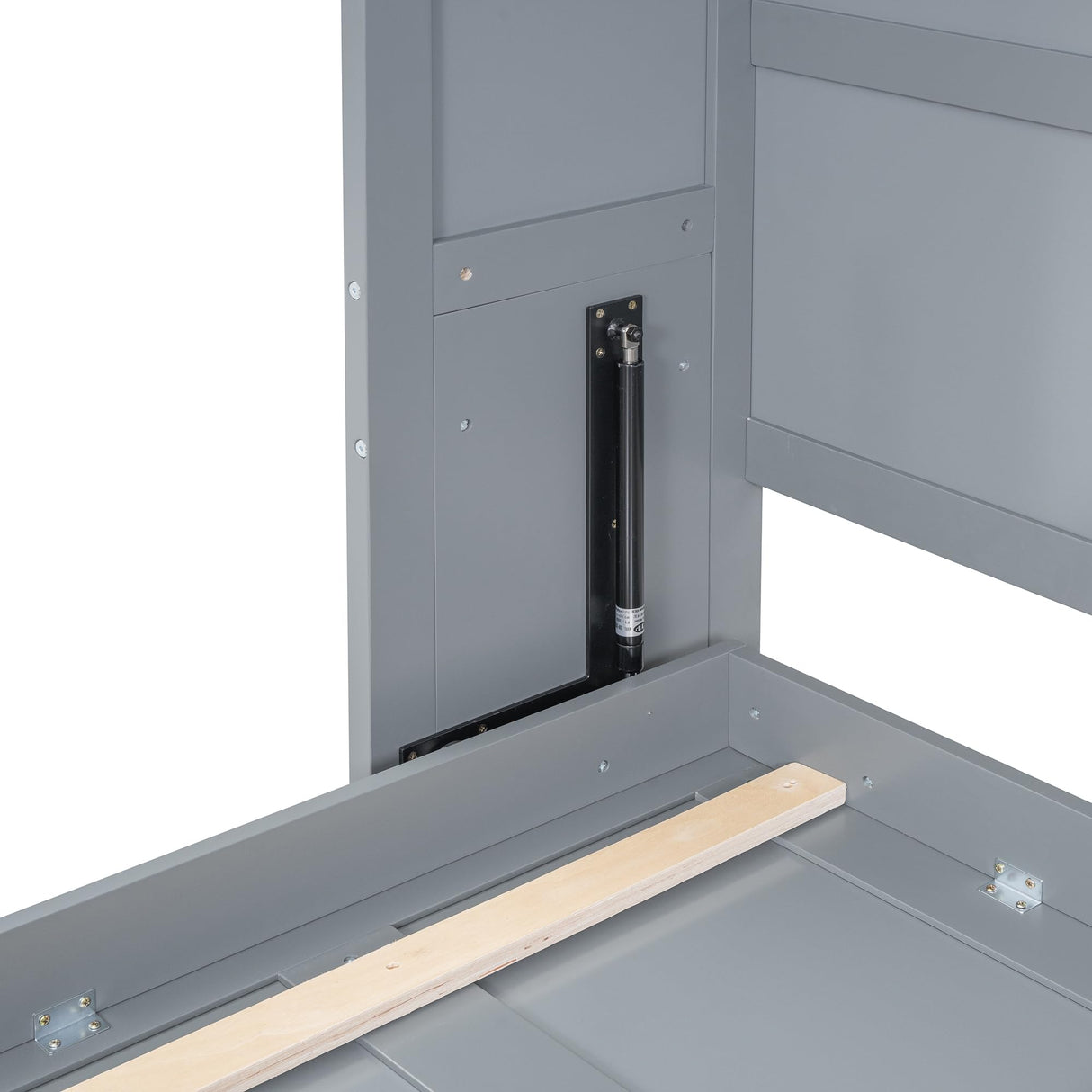 Harper & Bright Designs Full Size Murphy Bed Wall Bed with Storage Cabinets, Space-Saving for Multipurpose Guest Room Bedroom or Home Office, Gray Harper & Bright Designs