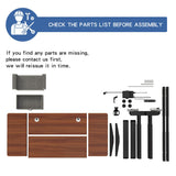 bilbil 63x30 Inches Electric Standing Desk with Drawer, Height Adjustable Sit Stand Up Desk with 4 Splice Boards, Home Office Desk Computer bilbil