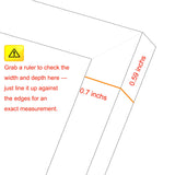 LUCKYLIFE 8x10 Picture Frame Distressed White for Wall Mounting or Tabletop Display, 2 Pack LUCKYLIFE