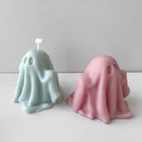 Halloween Molds Ghost Resin Mold - Resin Casting Silicone Molds for Home Decor & Candle Making Wave Spiral Mold ESEDAGE