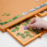 Bits and Pieces –Original Standard Wooden Jigsaw Puzzle Plateau-The Complete Puzzle Storage System Bits and Pieces