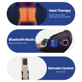 PayLessHere SL Track Massage Chair,Electric Shiatsu Full Body Zero Gravity Massage Recliner Chair with Remote Controls Bluetooth Speaker Built-in Heat for Home Office,Black PayLessHere