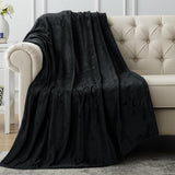 Utopia Bedding Fleece Blanket Throw Size Black 300 GSM Luxury Anti-Static Fuzzy Soft Microfiber Blanket for Couch, Sofa and Bed (60x50 Inch) Utopia Bedding