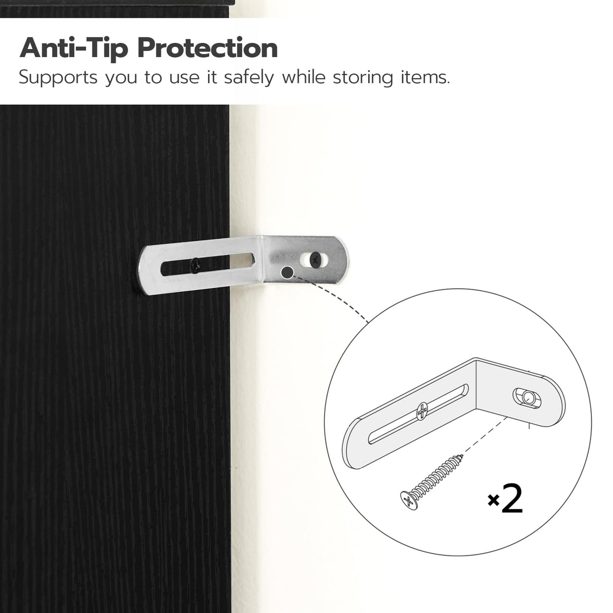 HOOBRO Wine Bar Cabinet with Storage, LED Liquor Cabinet with Power Outlets, Coffee Bar Cabinet for Liquor and Glasses, Glass Cabinet Doors, for Bar, Dining Room, Kitchen, Black BK78UDJG01 HOOBRO