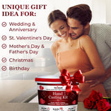 TECEUM Hand Casting Kit – Unique Gift for Babies & Adults – Ideal DIY Gift for Your Loved Ones, Couples, Family – For Wedding, Anniversary, Baby Shower, Mother’s Day, Christmas – Romantic Gifts – Kit1 TECEUM