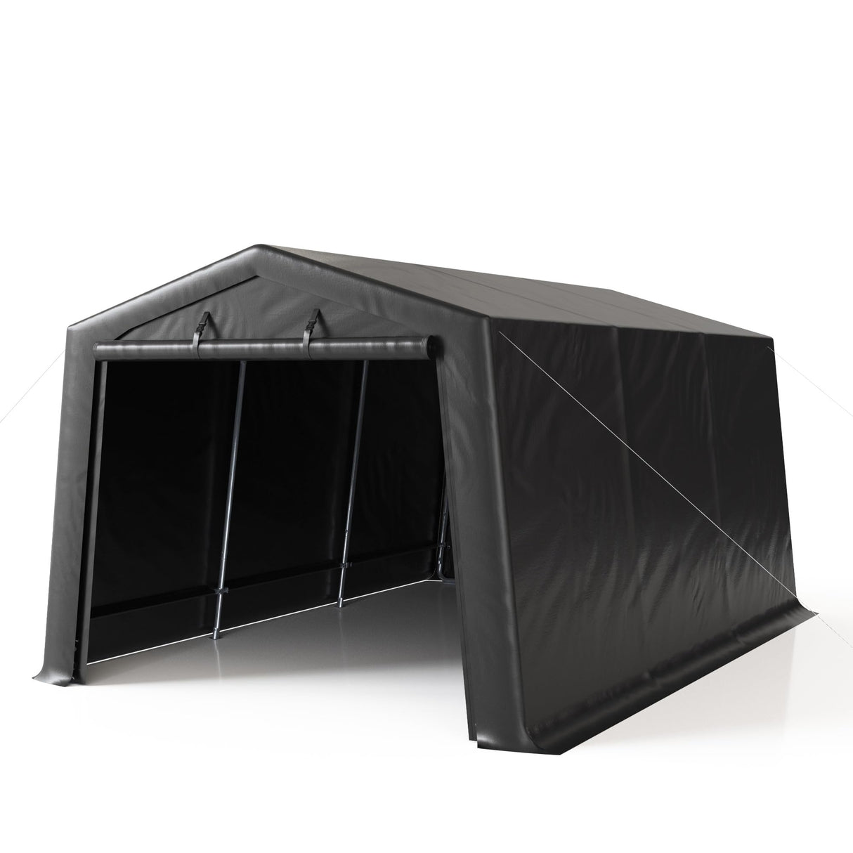 VONZOY Carport 10'×15' Heavy Duty,Car Canopy Portable Garage with Roll-up Zipper Door,Thick Shelter Storage Canopy Tent with All-Steel Metal Frame,Sunshade,Waterproof,for Car,Truck,SUV VONZOY