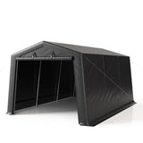 VONZOY Carport 10'×15' Heavy Duty,Car Canopy Portable Garage with Roll-up Zipper Door,Thick Shelter Storage Canopy Tent with All-Steel Metal Frame,Sunshade,Waterproof,for Car,Truck,SUV VONZOY